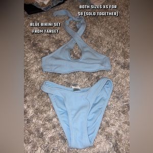 Blue bikini set from target